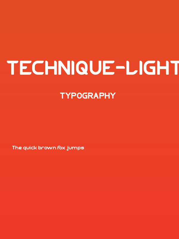 TECHNIQUE-Light Poster