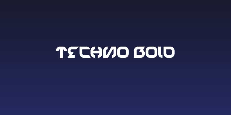 TECHNO Bold Social Header