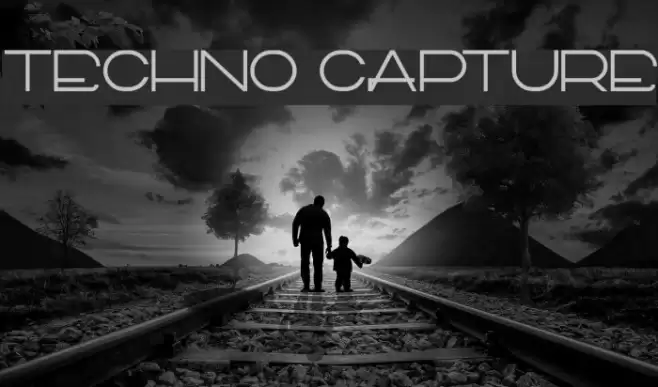 TECHNO CAPTURE フォント examples