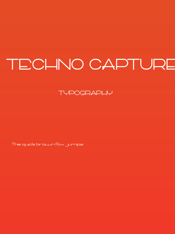 TECHNO CAPTURE Poster