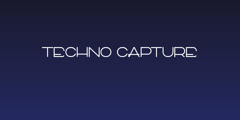TECHNO CAPTURE Social Header