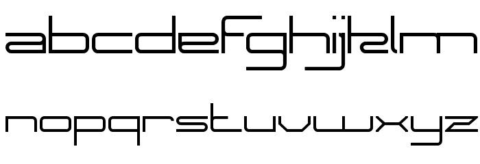 TECHNO CAPTURE Font LOWERCASE