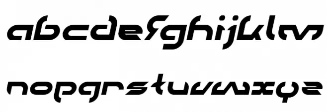 TECHNO Italic Fuentes MINÚSCULAS