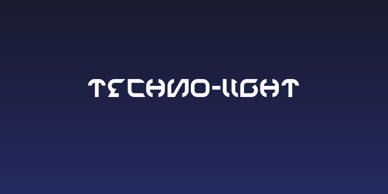 TECHNO-Light Social Header