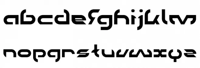 TECHNO-Light フォント 小文字