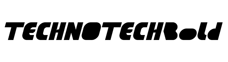 TECHNO TECH Bold  Скачать бесплатные шрифты