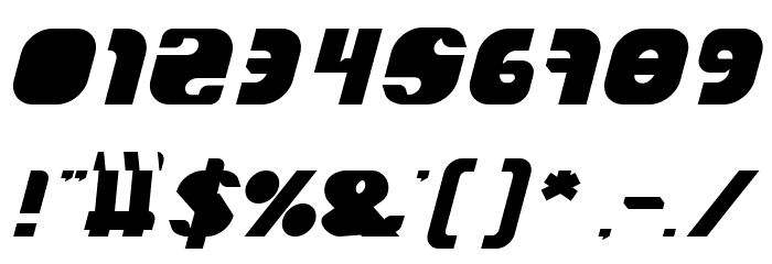 TECHNO TECH Bold Font OTHER CHARS