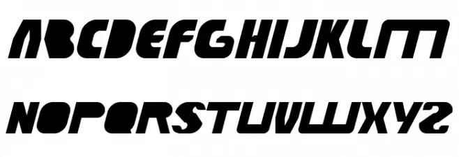 TECHNO TECH Bold Schriftart Groß