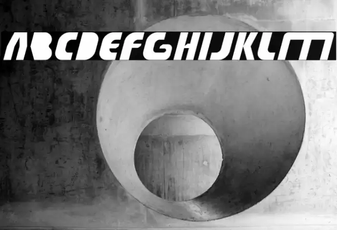 TECHNO TECH Font examples