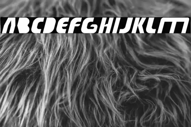 TECHNO TECH Font examples