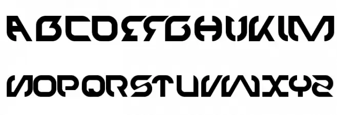 TECHNO Font LOWERCASE