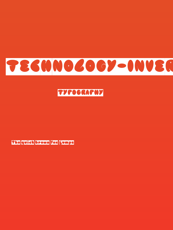 TECHNOLOGY-Inverse Poster