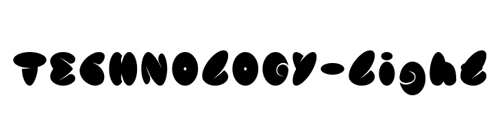 TECHNOLOGY-Light  font caratteri gratis