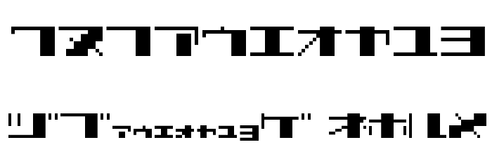 TECNO STRESS KATAKANA Fuentes OTROS CHARS