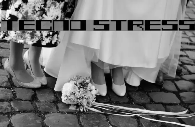 TECNO STRESS Font examples