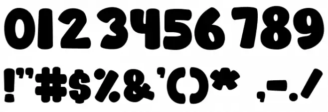 TEEBALD Font OTHER CHARS