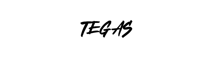TEGAS  免费字体下载