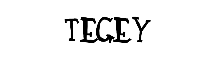 TEGEY  Frei Schriftart Herunterladen
