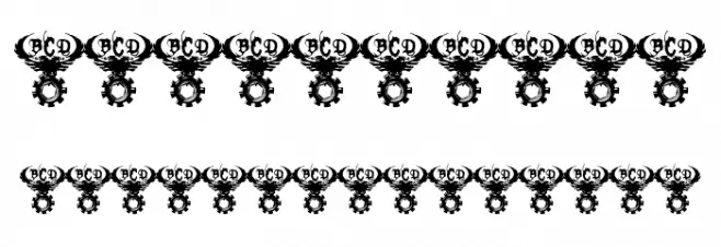 TEK HED ANGRY Font OTHER CHARS