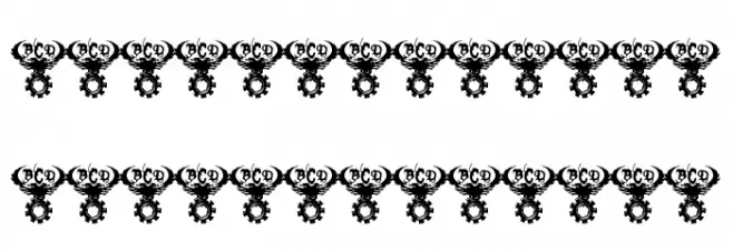 TEK HED ANGRY Font Litere mari