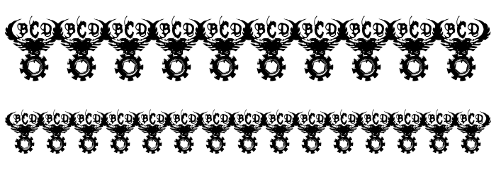 TEK HED BOLIMIC Font OTHER CHARS