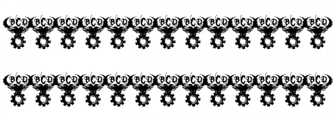 TEK HED BOLIMIC Schriftart Groß