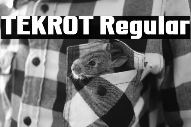 TEKROT Regular Fuentes examples