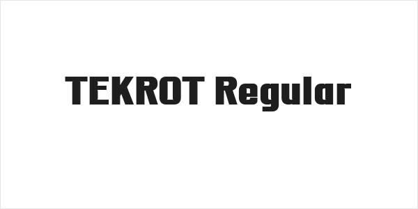 TEKROT Regular Logo