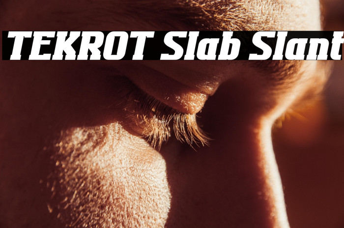 TEKROT Slab Slant Example 2