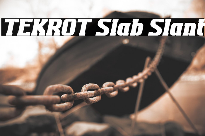 TEKROT Slab Slant Example 3