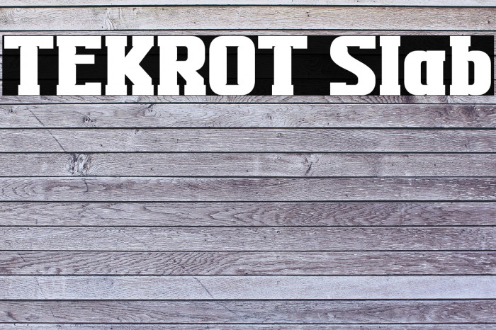 TEKROT Slab Example 2