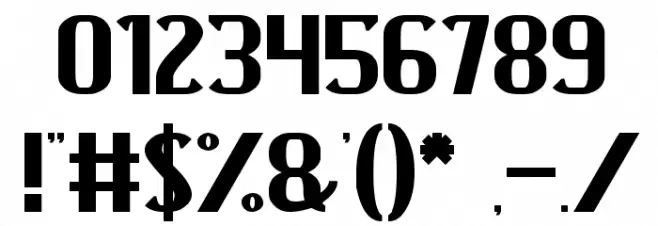 TELEPORT MACHINE Font OTHER CHARS