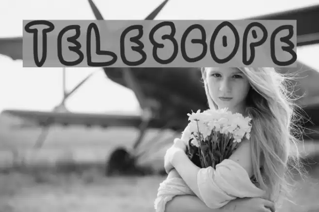 TELESCOPE Font examples