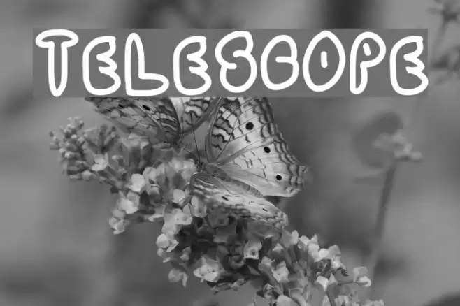 TELESCOPE Font examples