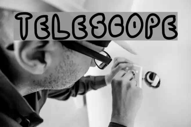 TELESCOPE Font examples