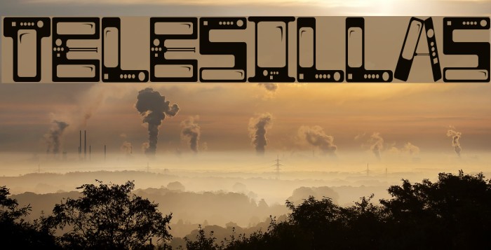 TELESILLAS Font examples
