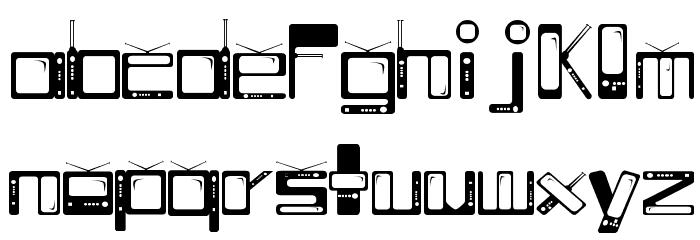 TELESILLAS Font LOWERCASE