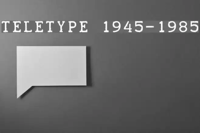 TELETYPE 1945-1985 Шрифта examples