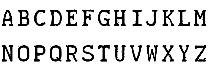 TELETYPE 1945-1985 Font LOWERCASE