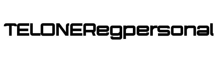 TELONE Regpersonal  Frei Schriftart Herunterladen
