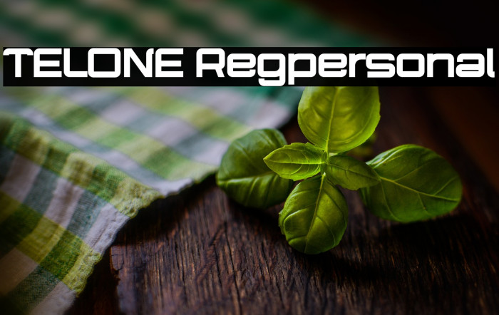 TELONE Regpersonal Example 1