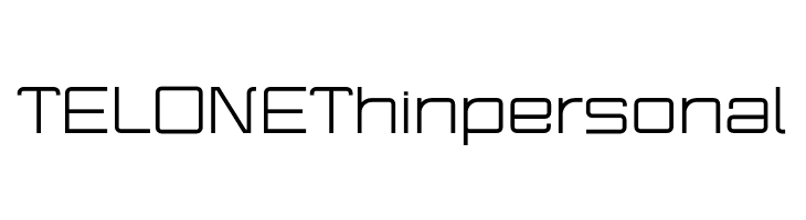 TELONE Thinpersonal  Descarca Fonturi Gratis
