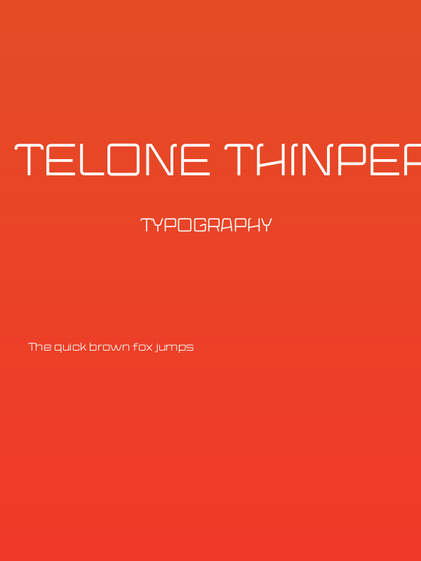 TELONE Thinpersonal Poster