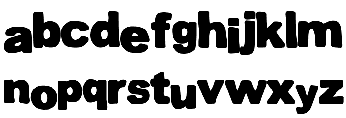 TEMBLORES Font LOWERCASE