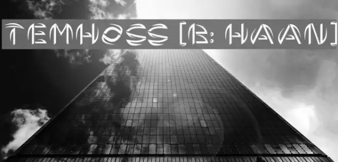 TEMHOSS [By: HAsAN] Font examples