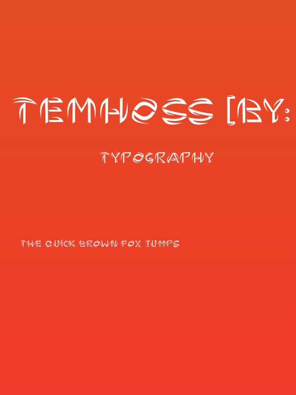 TEMHOSS [By: HAsAN] Poster