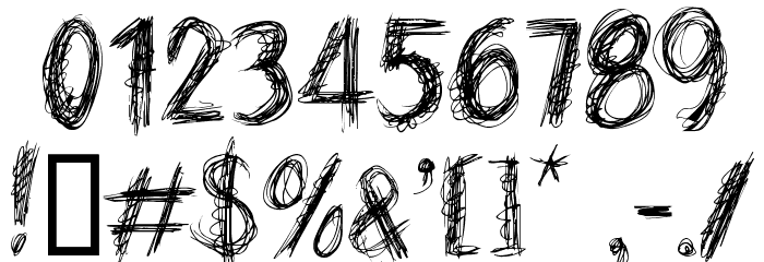 TEN O CLOCK Regular Schriftart Anderer Schreiben