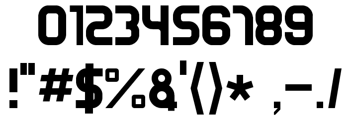 TESLAFONT Font OTHER CHARS