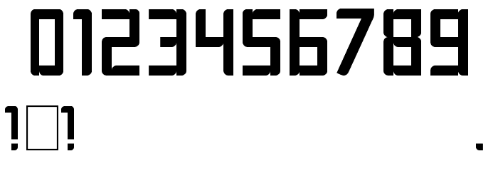 TESTY Font OTHER CHARS