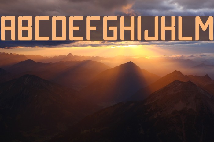 TESTY Font examples